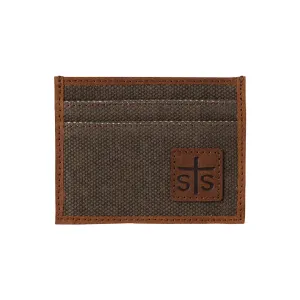The STS Foreman Canvas Card Wallet