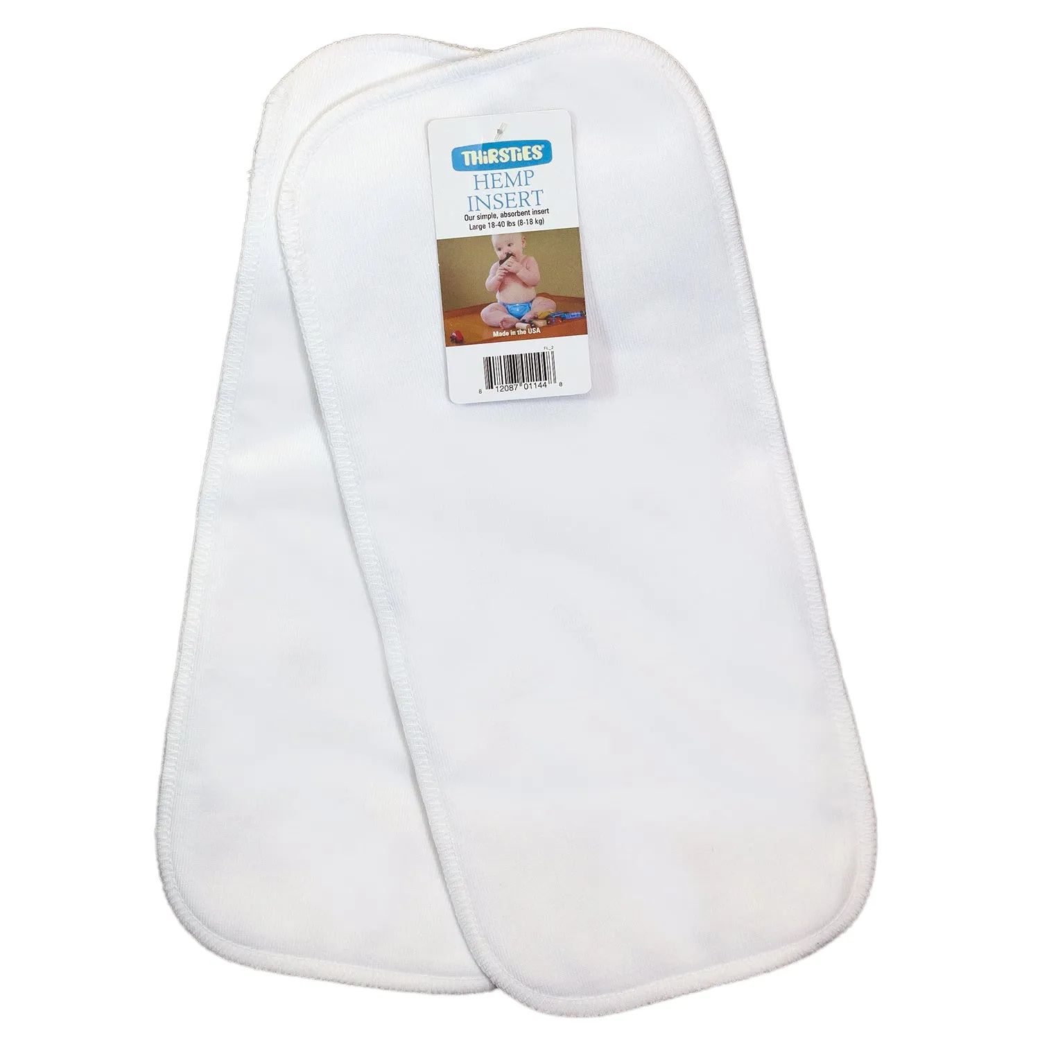 Thirsties Hemp Insert (2-Pack)