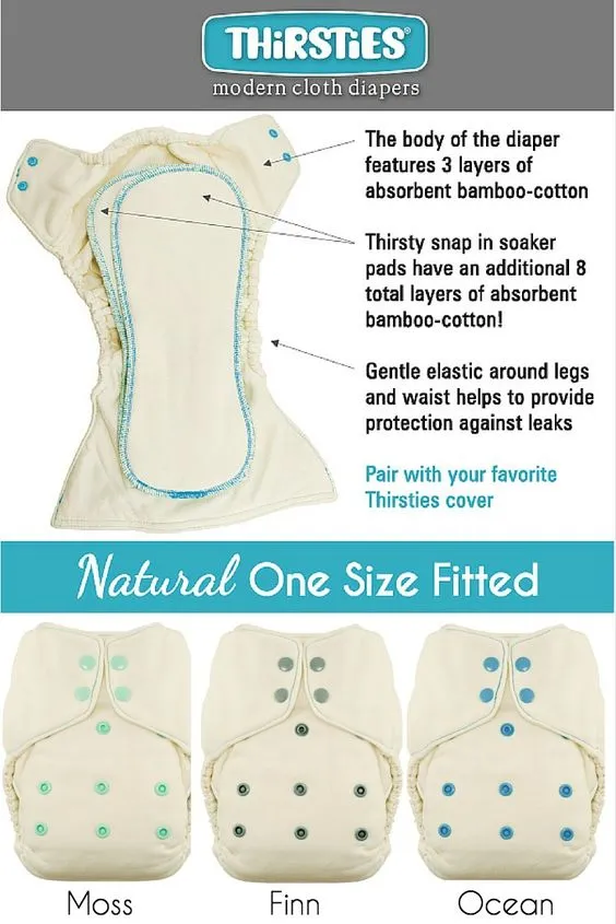 Thirsties Natural Fitted