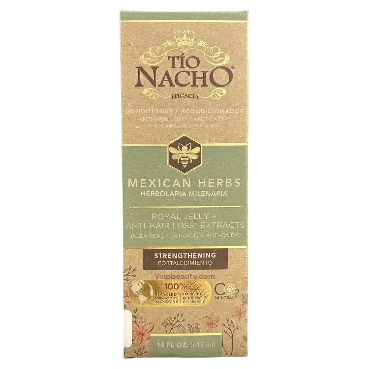 Tio Nacho Mexican Herb  Anti -Hair Loss Conditioner Royal Jelly 14 oz