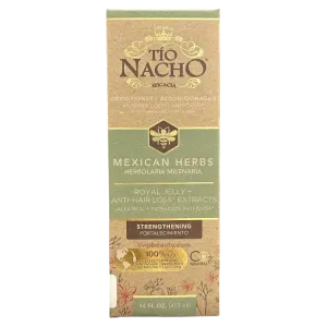 Tio Nacho Mexican Herb  Anti -Hair Loss Conditioner Royal Jelly 14 oz