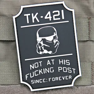 TK-421 GITD PVC Patch
