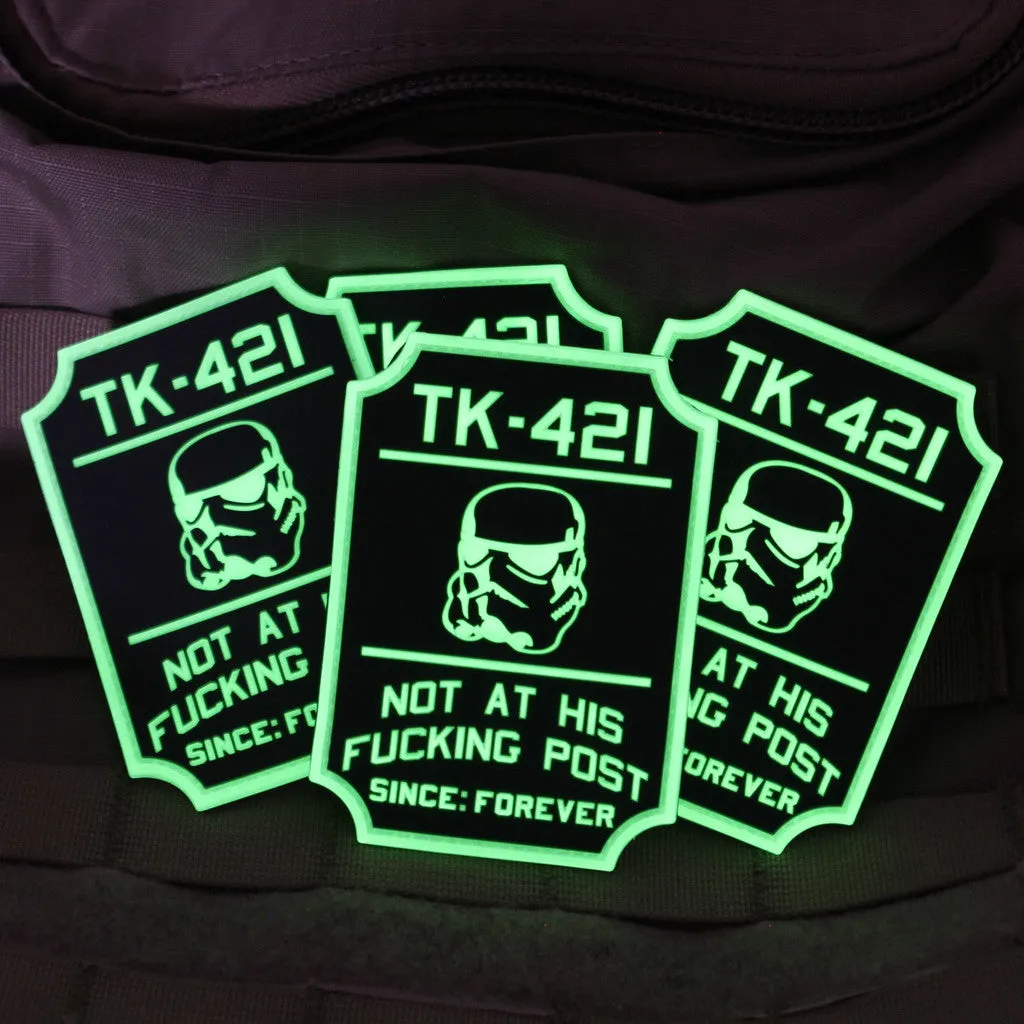 TK-421 GITD PVC Patch