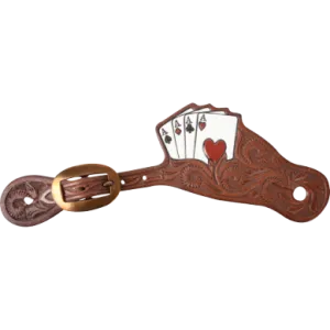 Tombstone Spurstraps with Card Suite Tooling