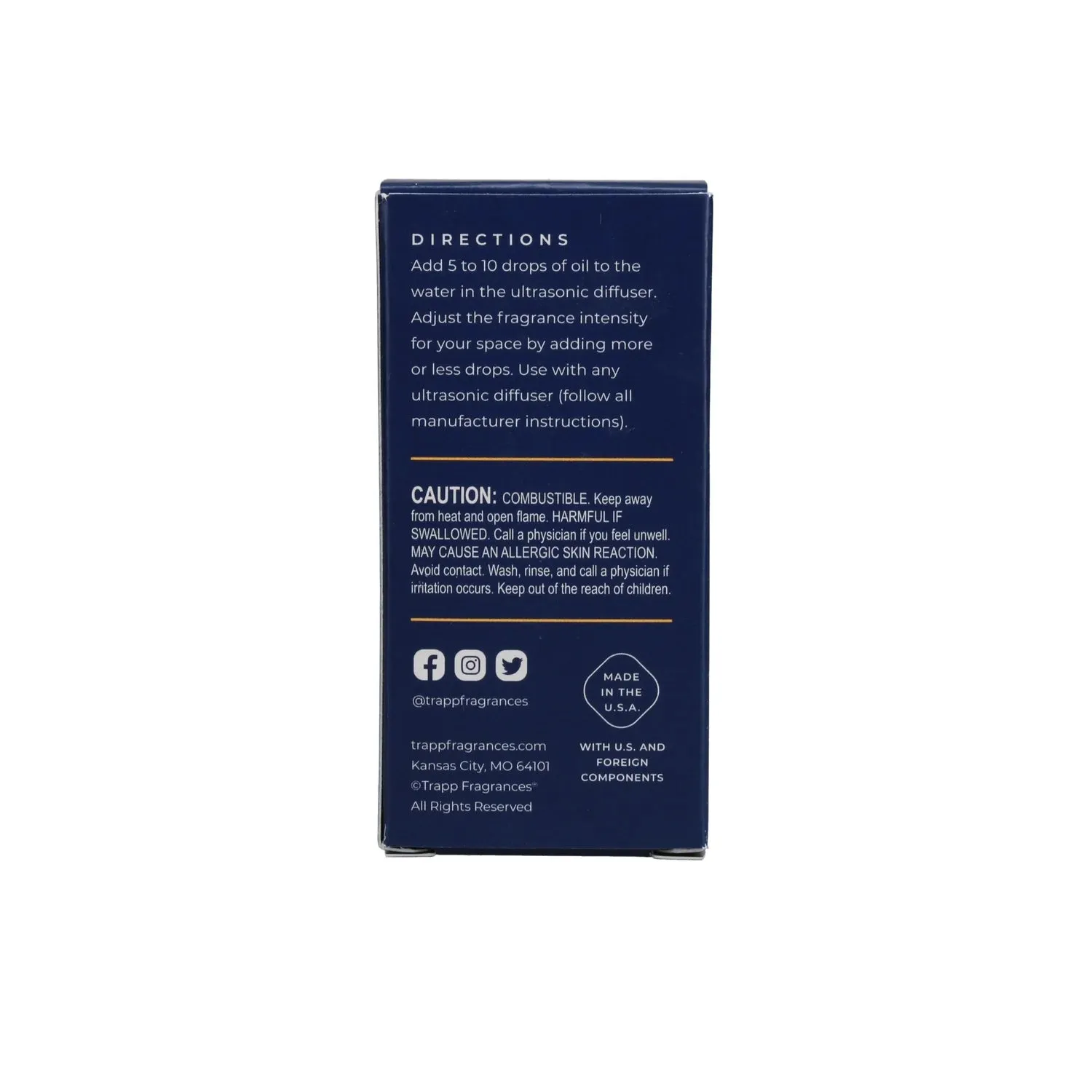 Trapp Orange Vanilla Diffuser Oil
