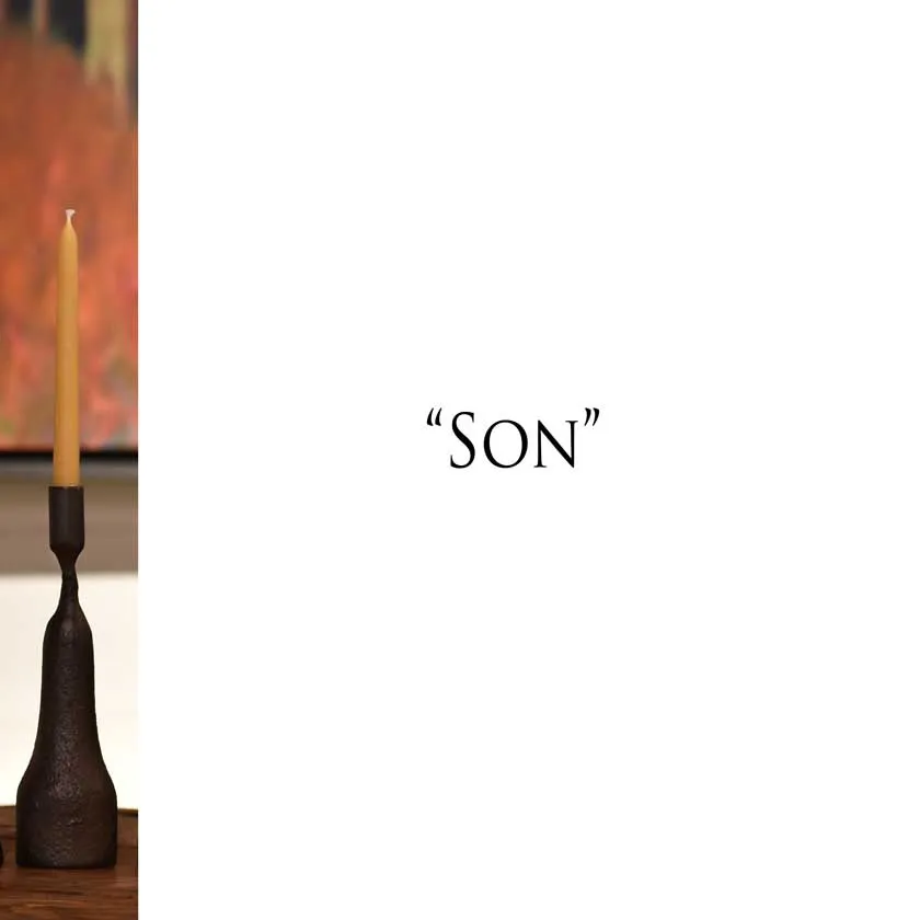 Tribe Family Iron Candle Holders