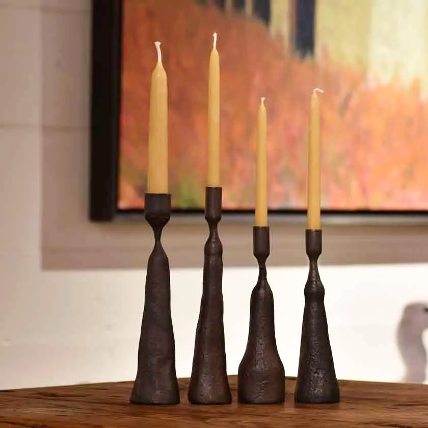 Tribe Family Iron Candle Holders