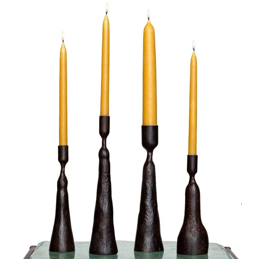 Tribe Family Iron Candle Holders