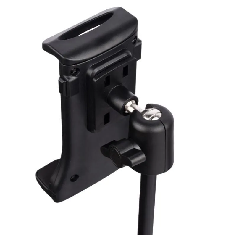 Tripod Floor Stand Support 4-12inch Celephone Ipad Tablet Live Broadcast Stand black