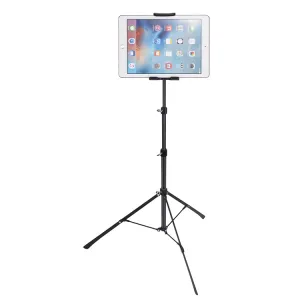 Tripod Floor Stand Support 4-12inch Celephone Ipad Tablet Live Broadcast Stand black