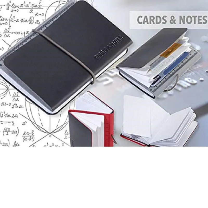 TROIKA Card Case Wallet and Notepad DIN A7 Titanium Grey/Black