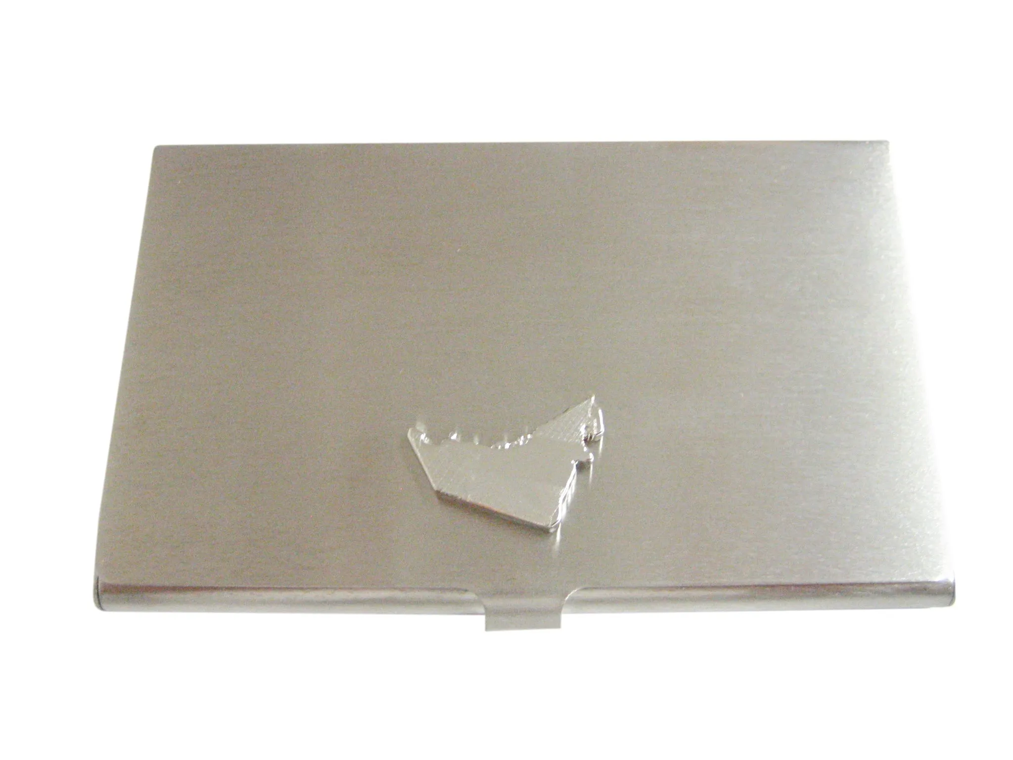 United Arab Emirates UAE Map Shape and Flag Design Business Card Holder