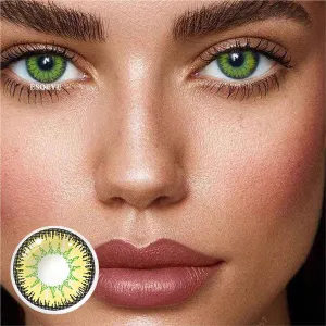 Vika Tricolor Yellow Colored Contact Lenses Yearly