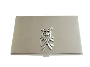 Viking Odin Mask Business Card Holder
