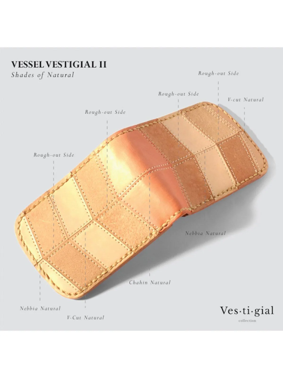 Voyej Vessel II Vestigial Shades Of Natural Short Wallet
