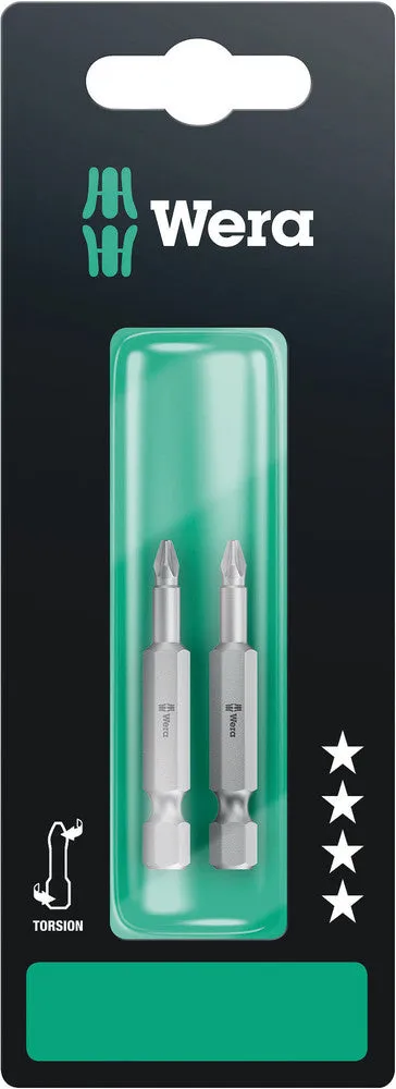 Wera 05134384001 855/4 TZ SB bits, PZ 1 x 50 mm, 2 pieces