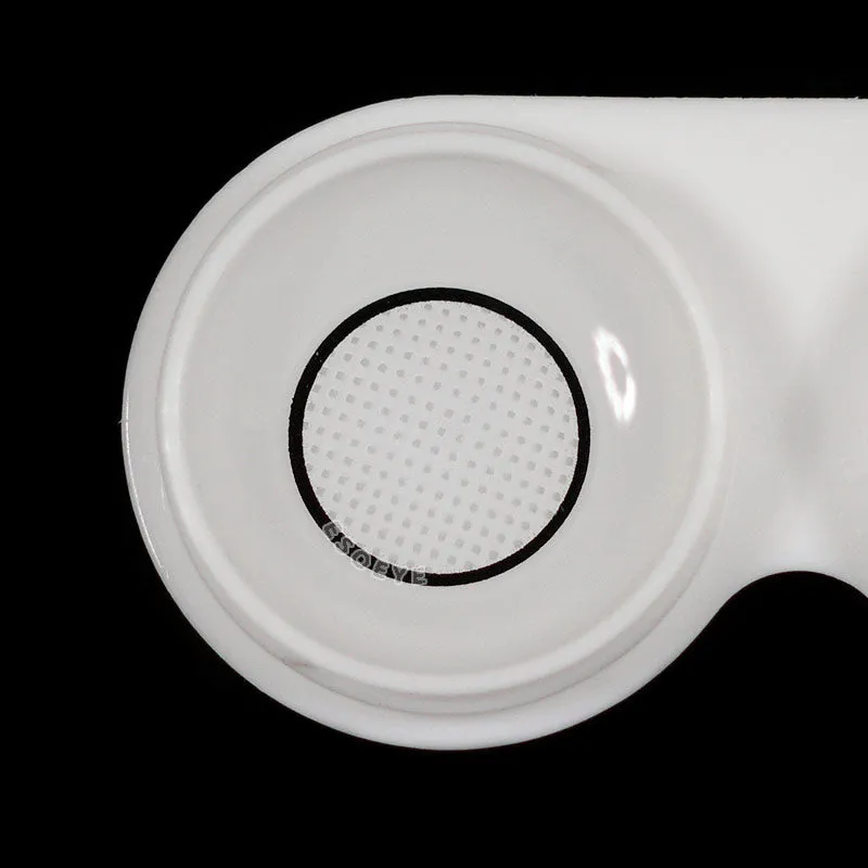 White Manson Mesh Halloween Contact Lenses Yearly