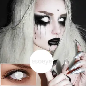 Whiteout Small Sclera Halloween Contact Lenses Yearly
