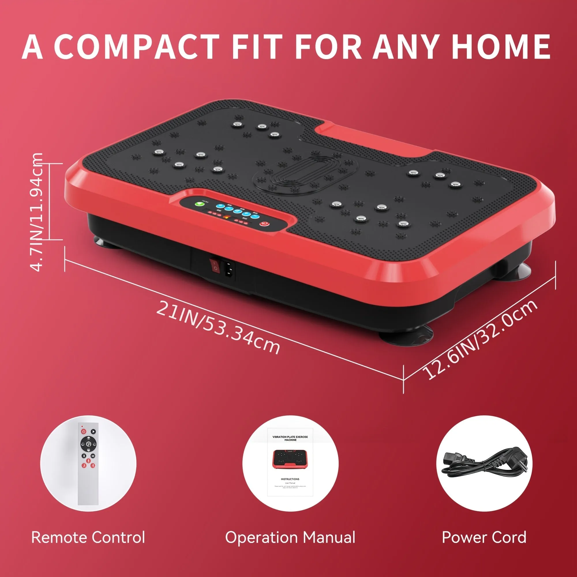Whole Body Vibration Plate Exercise Machine