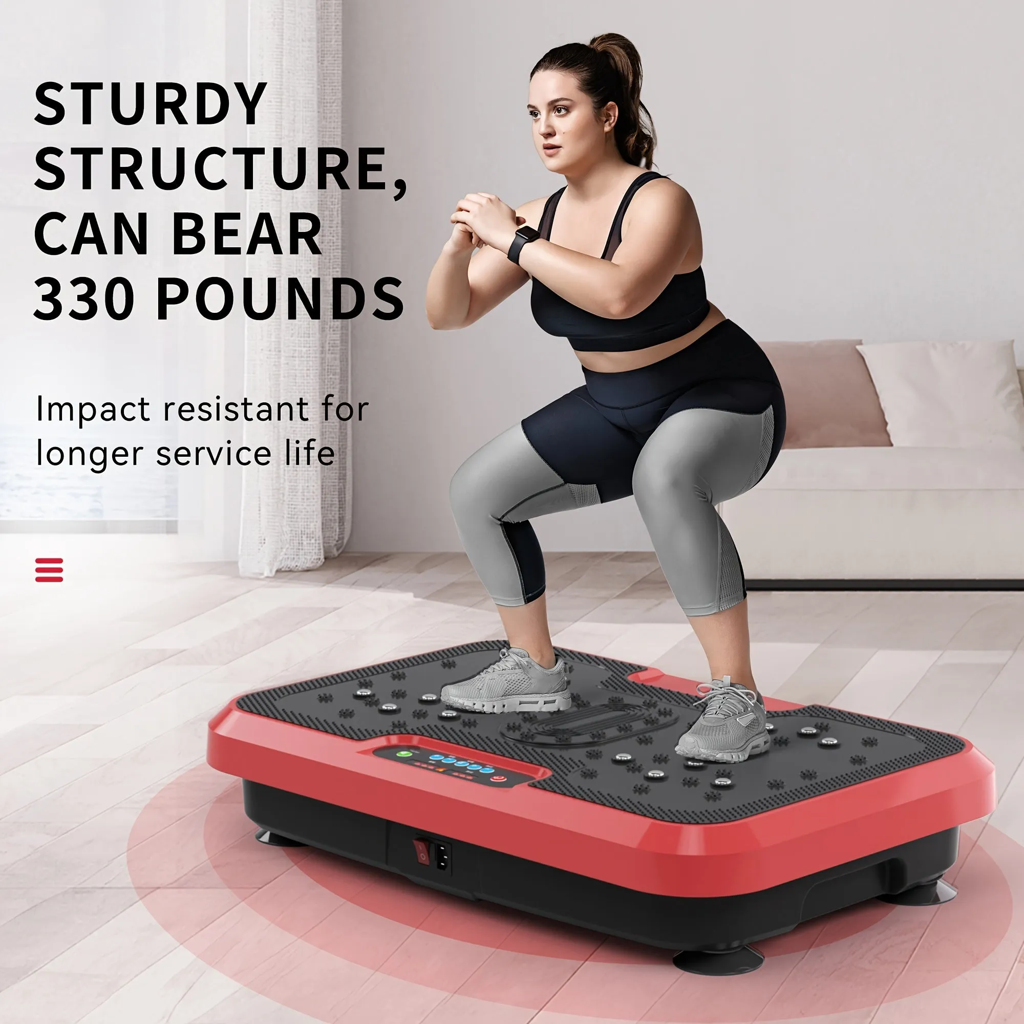 Whole Body Vibration Plate Exercise Machine