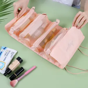 Women's Detachable Simple Folding Cosmetics Storage Wash Cosmetic Bags