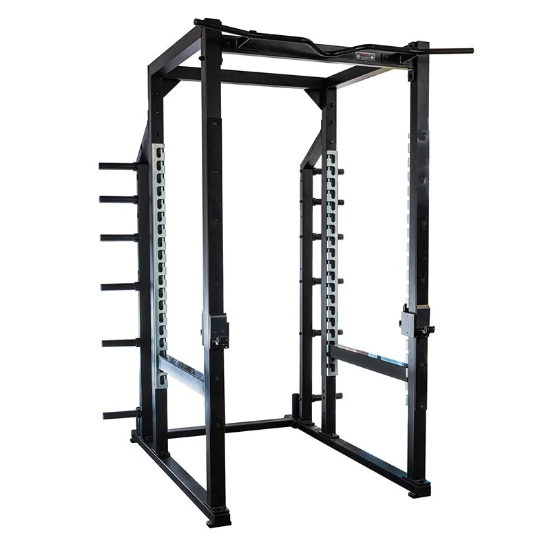 York Barbell | STS Power Rack w/ Plate Storage