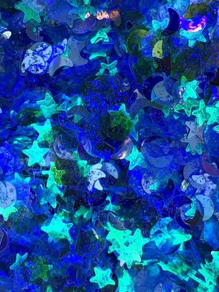 Zenon (Glow-in-Dark) Chunky Glitter