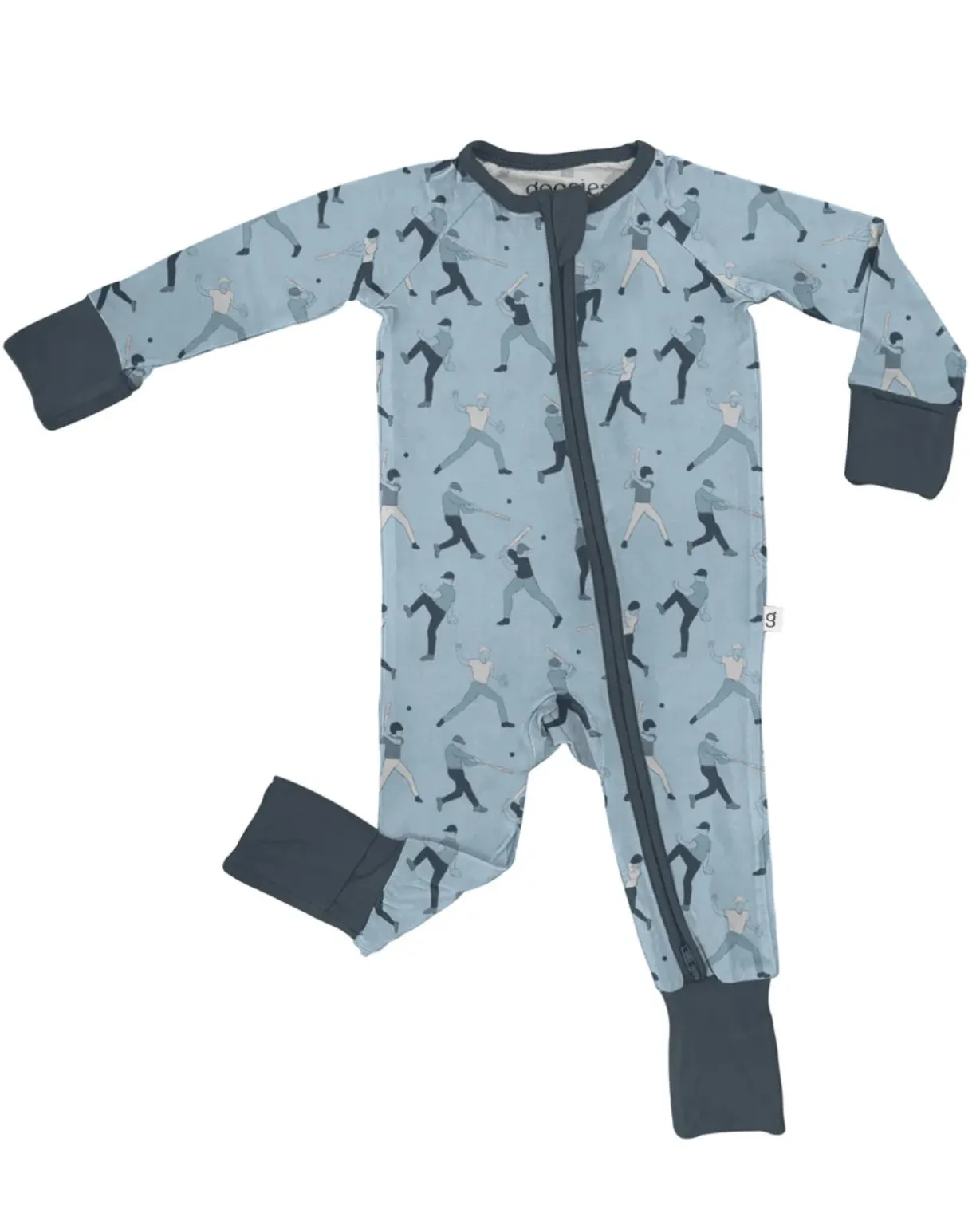 Zip PJs - Baseball Sketch