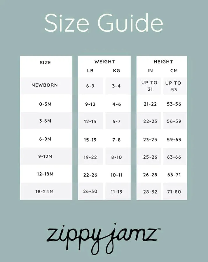 ZippyJamz Little Grizzle Footed Zipper Sleeper