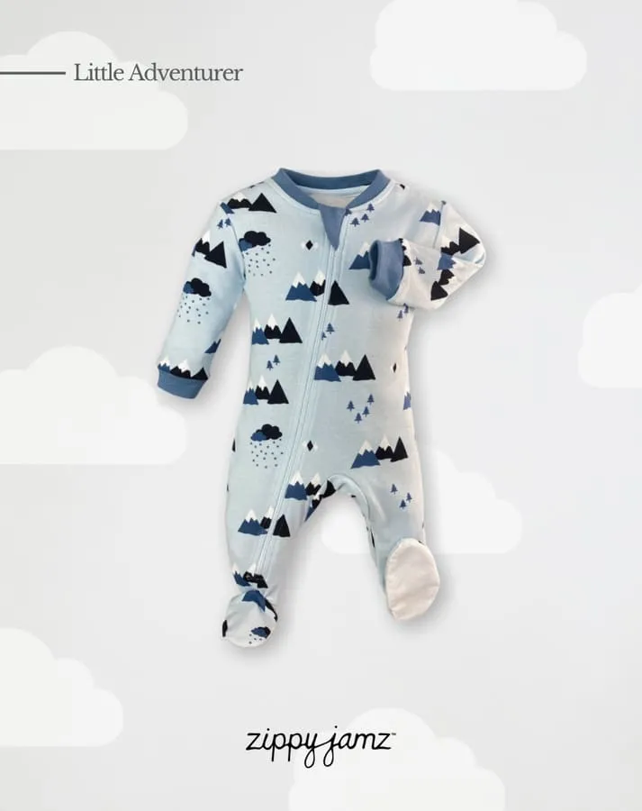 ZippyJamz - Sleeper - Little Adventurer (3T Footless)